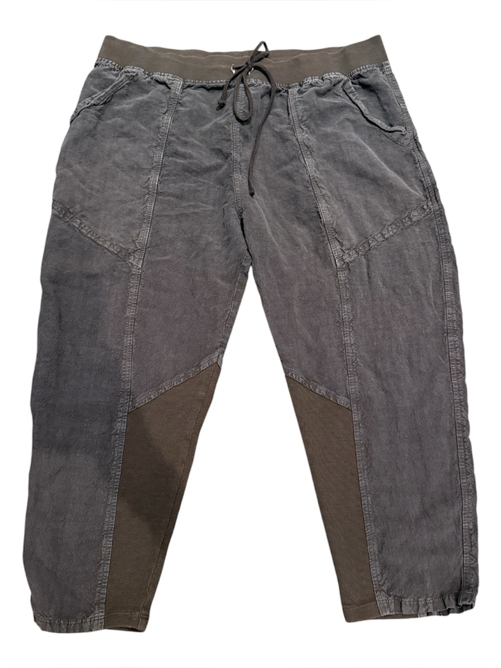 Prairie Underground Women’s Gray Hemp Blend Jogger Pants XL